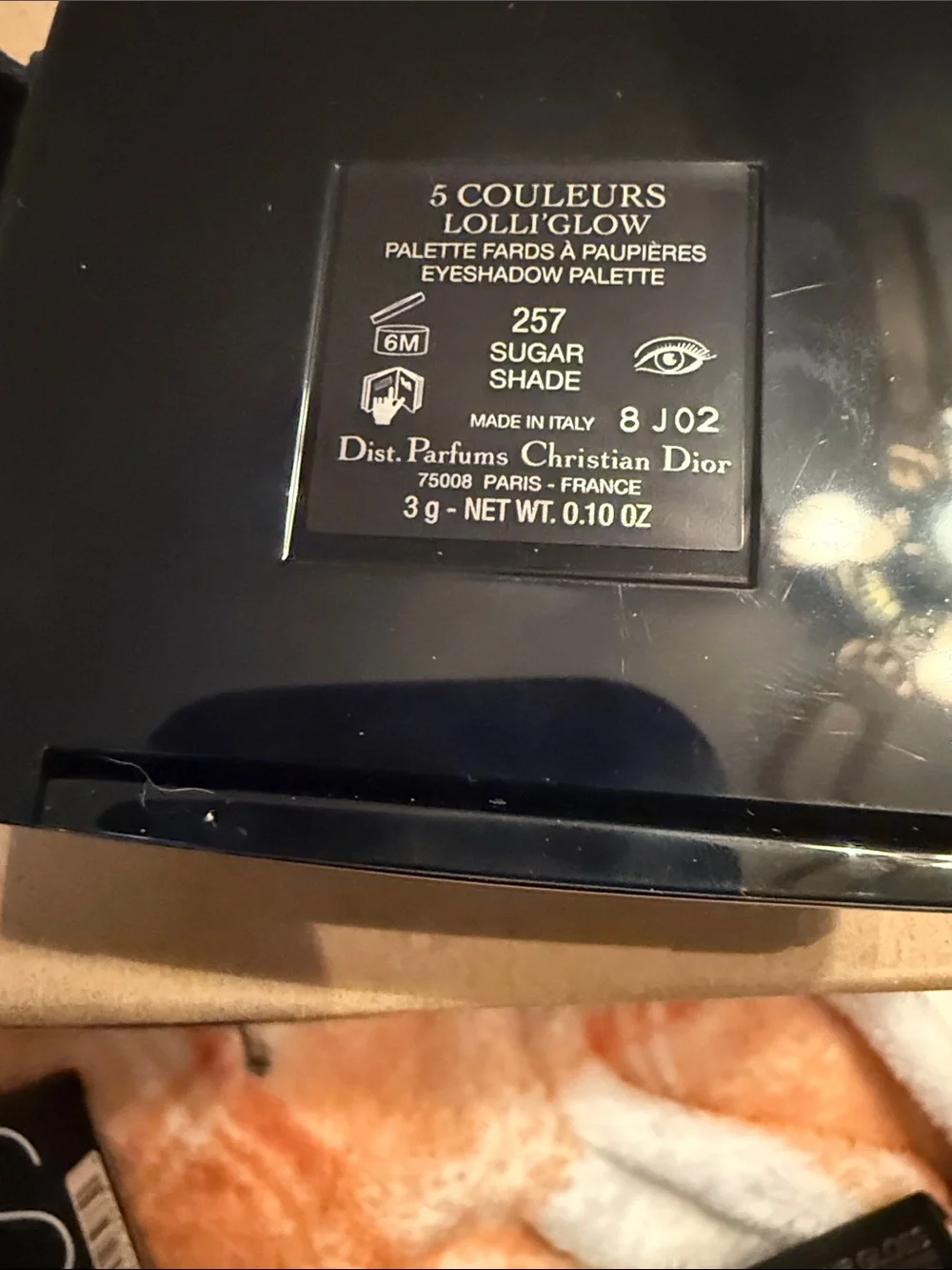 Dior 5 Couleurs LolliGlow Eyeshadow Palette - Black and Gold Accents - Picture 5 of 5